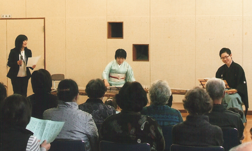 尺八の大賀悠司さんと演奏しました。