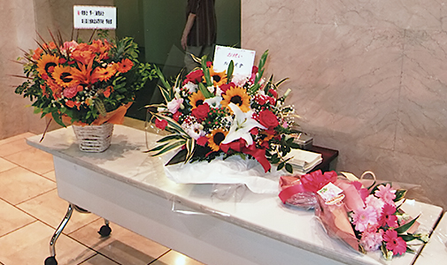 第19回 明彩会 箏・三絃発表会 すてきなお花ありがとうございました