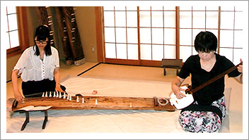 自宅にての琴(箏)おさらい会